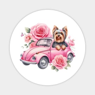 Cute Yorkie Magnet